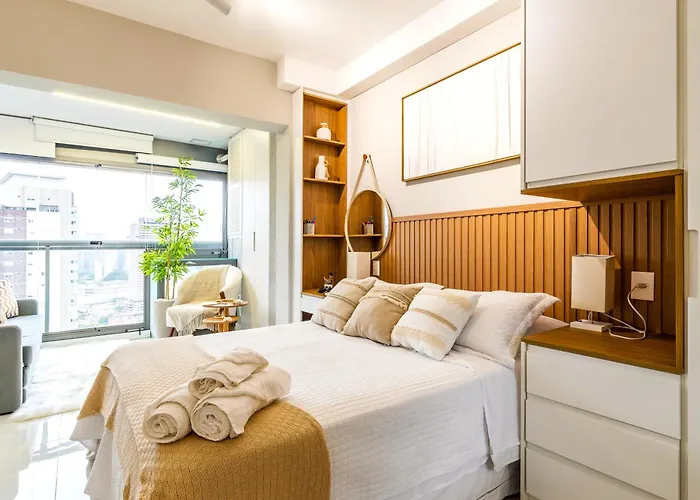 Luxo Brooklin Air Studio Charme Boho Com Vista Incrivel