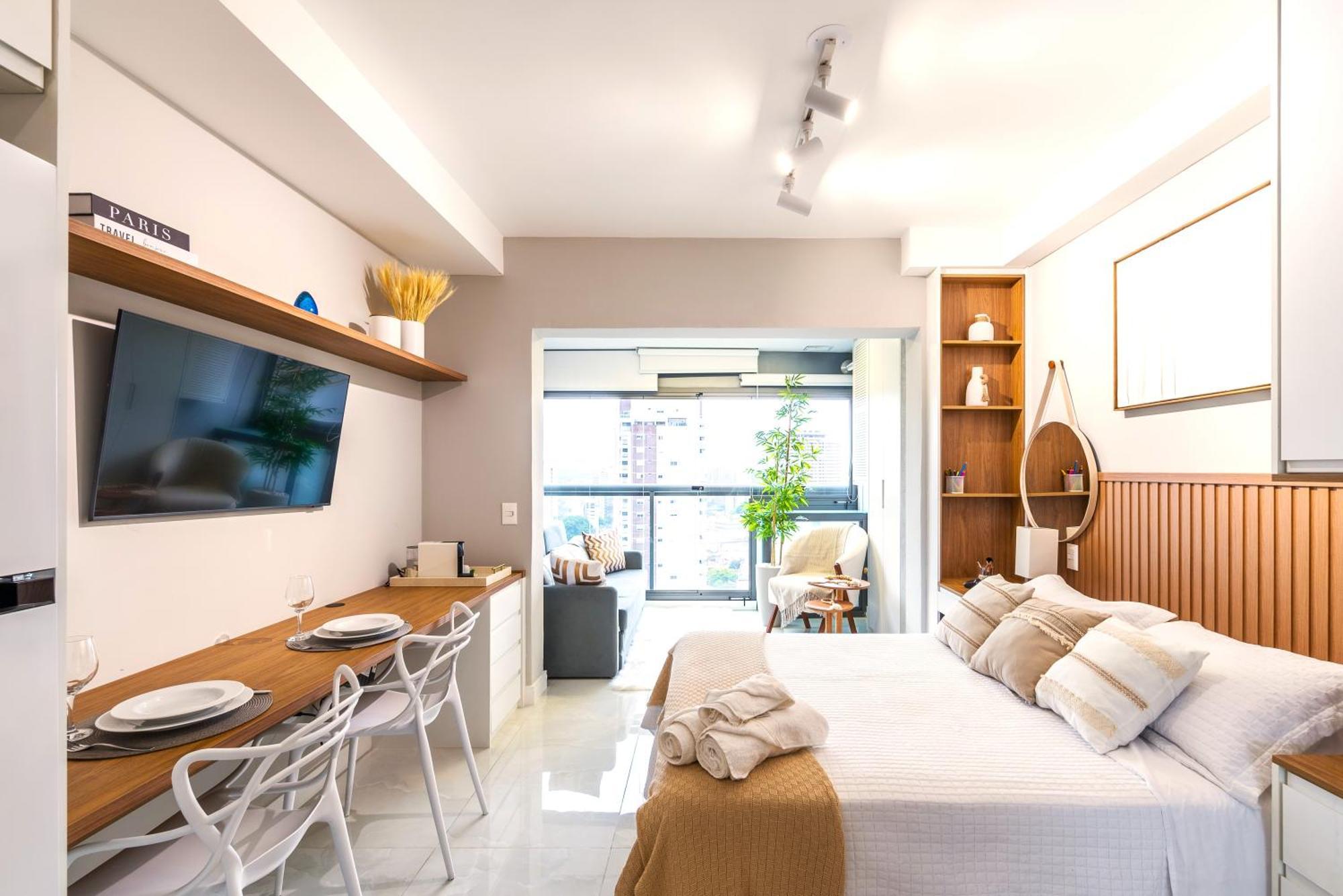 Luxo Brooklin Air Charme Boho Com Vista Incrivel Apartamento *